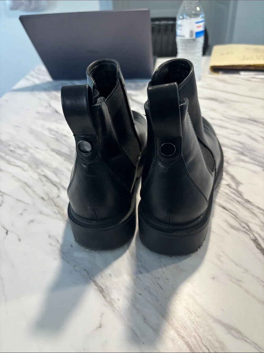 Dream Pairs Black Chelsea Ankle Booties